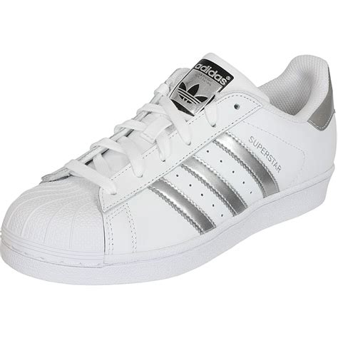 adidas weiß silber superstar|Adidas superstars weiß.